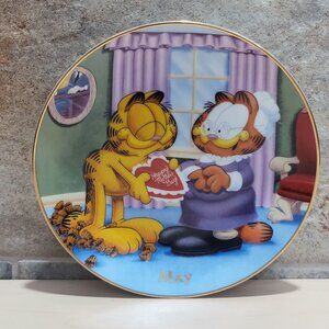 Garfield Calendar May Plate Jim Davis Plate No A 1444 Danbury Mint